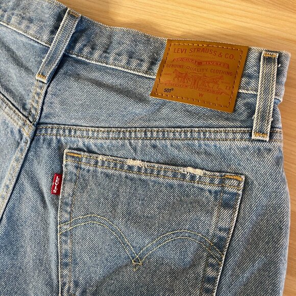 Levi 501® Original Fit High Rise Shorts - Picture 1 of 5